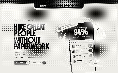 People First Talents concept website homepage