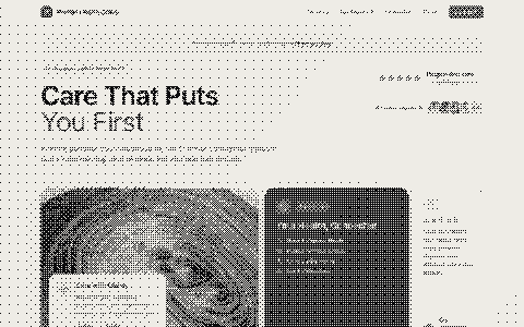 Veritas Health Group concept website homepage